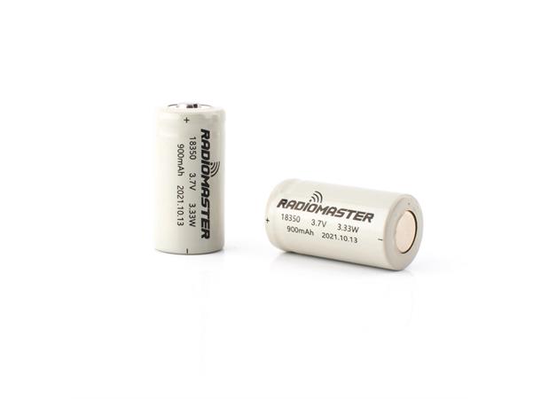 RadioMaster 900mah 3.7V Li-Ion 18350 2stk