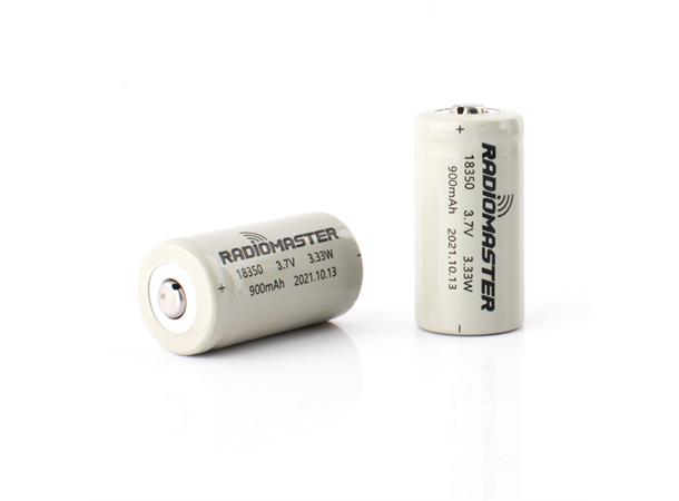 RadioMaster 900mah 3.7V Li-Ion 18350 2stk