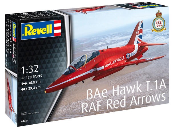 Revell BAe Hawk T.1A "RAF Red Arrows 1/32 Revell plastbyggesett