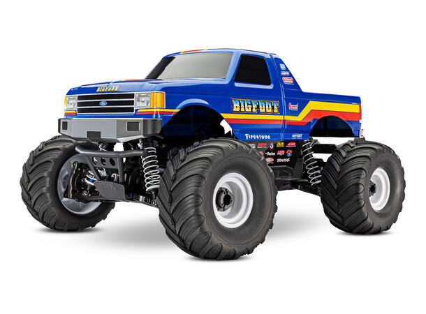 Traxxas BIGFOOT 4x4 BL-2s EHD 1/10 RTR BLÅ 1/10 skala