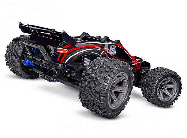 Traxxas Rustler 4x4 BL-2S VXL 1/10 RTR RØD 1/10 skala