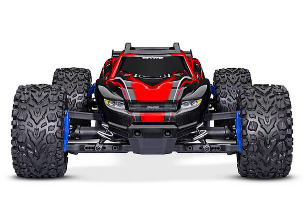 Traxxas Rustler 4x4 BL-2S VXL 1/10 RTR RØD 1/10 skala