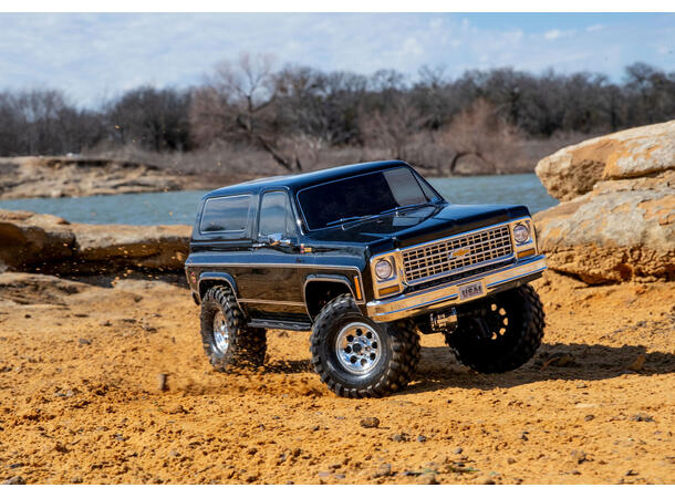 Traxxas TRX-4  Crawler Blazer 1979 Cliplessl 1/10 skala  Sort  RTR