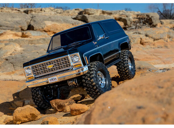 Traxxas TRX-4  Crawler Blazer 1979 Cliplessl 1/10 skala  Sort  RTR