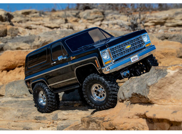 Traxxas TRX-4  Crawler Blazer 1979 Cliplessl 1/10 skala  Sort  RTR