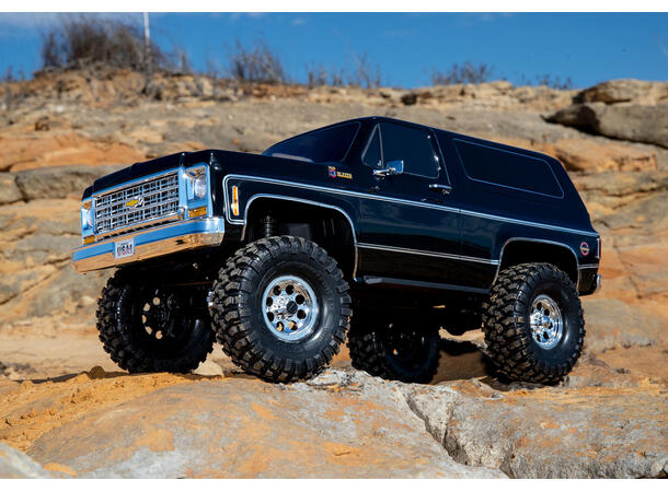 Traxxas TRX-4  Crawler Blazer 1979 Cliplessl 1/10 skala  Sort  RTR
