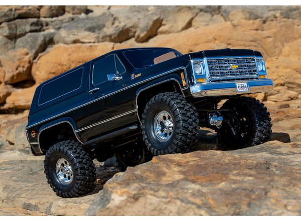 Traxxas TRX-4  Crawler Blazer 1979 Cliplessl 1/10 skala  Sort  RTR