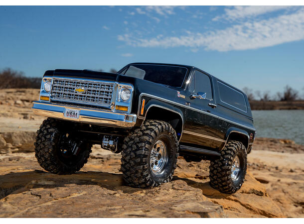 Traxxas TRX-4  Crawler Blazer 1979 Cliplessl 1/10 skala  Sort  RTR
