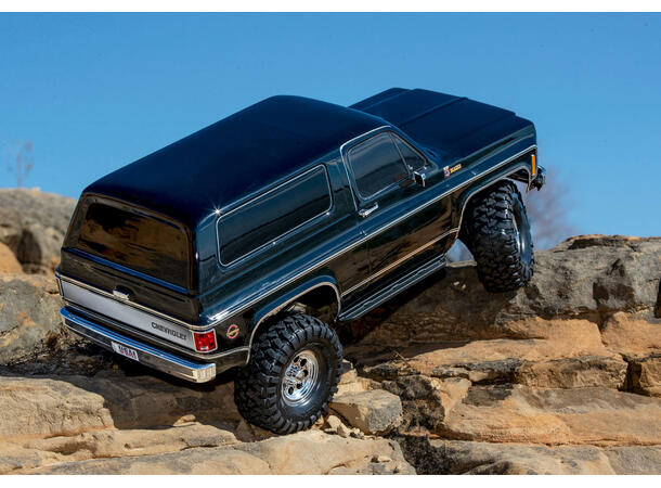 Traxxas TRX-4  Crawler Blazer 1979 Cliplessl 1/10 skala  Sort  RTR