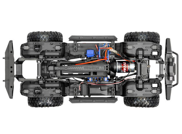 Traxxas TRX-4  Land Rover Clipless 1/10 skala  Rød  RTR
