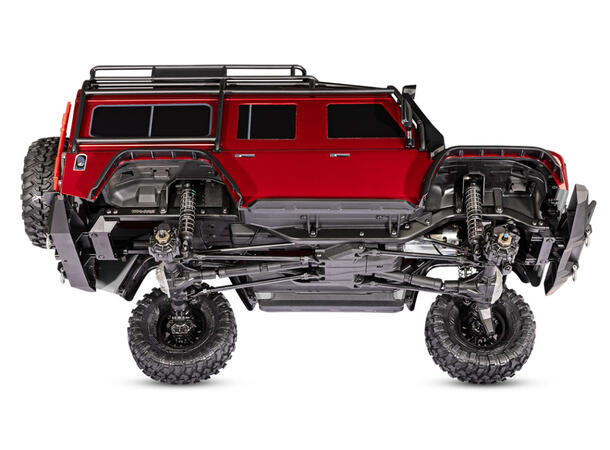 Traxxas TRX-4  Land Rover Clipless 1/10 skala  Rød  RTR