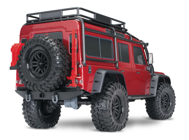 Traxxas TRX-4  Land Rover Clipless 1/10 skala  Rød  RTR