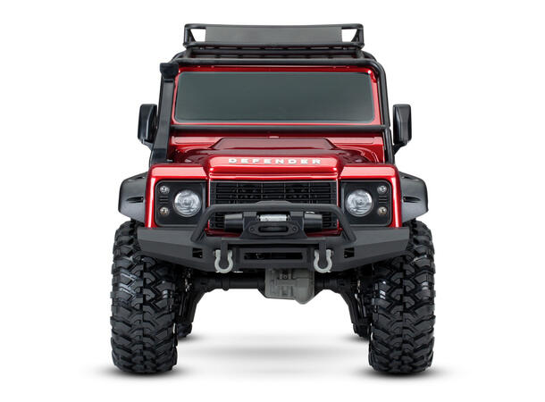 Traxxas TRX-4  Land Rover Clipless 1/10 skala  Rød  RTR