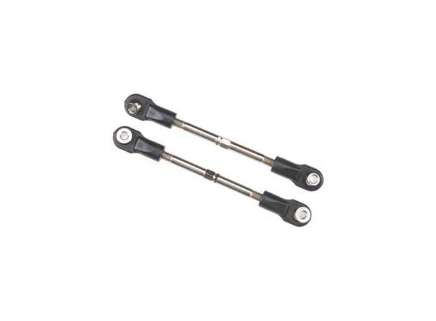Turnbuckle 3x59mm m/HD linker 2stk 78mm CC, Styrestag til Rustler VXL
