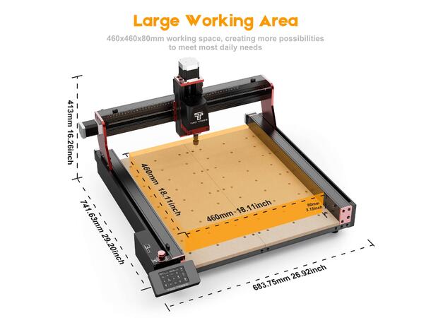 TwoTrees TTC450 PRO CNC-maskin