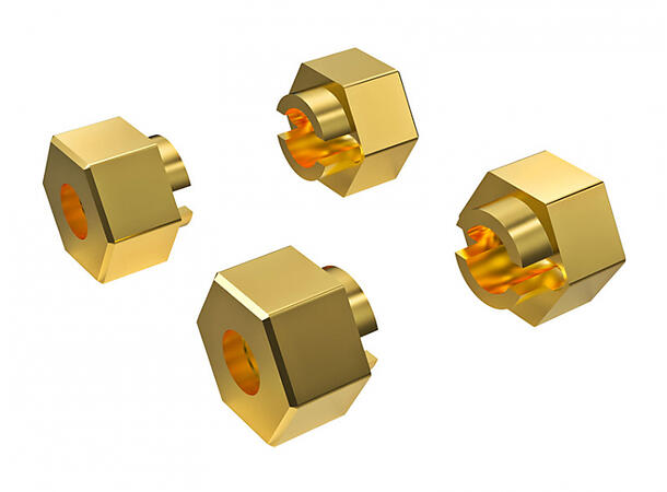 Wheel Hubs Hex 7mm Brass (4) TRX-4M