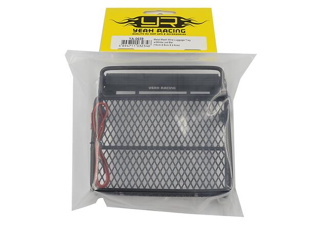 Yeah Racing Metal Mesh Luggage Tray w/White LED