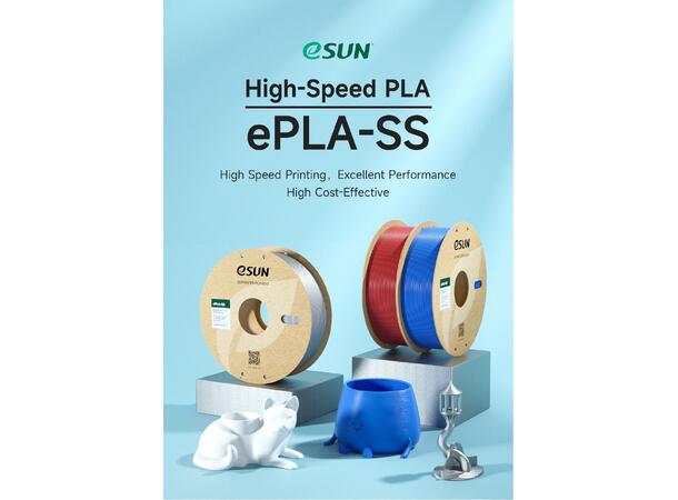 eSUN PLA-Basic 1.75 1kg - Silver Sølv