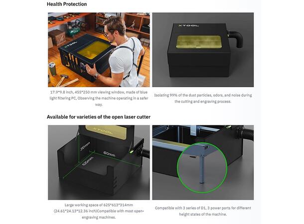 xTool D1 Enclosure