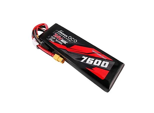 2s  7600mAh - 60C - Gens Ace PCM XT60 G-Tech