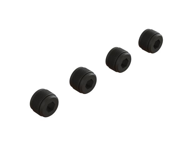 ARA330582 Hub Nut (Black) (4pcs)