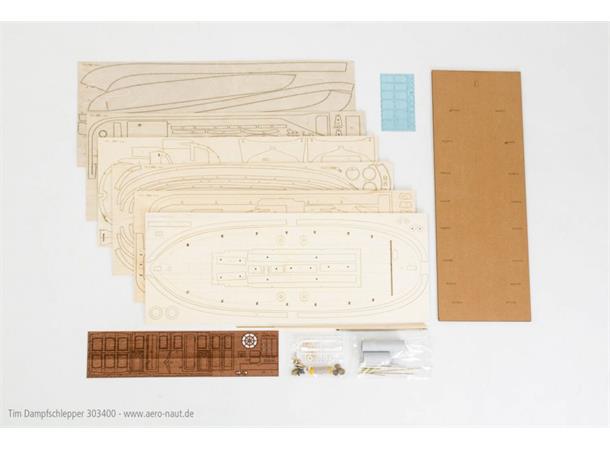 Aeronaut Tim dampslepebåt 1:20 710mm