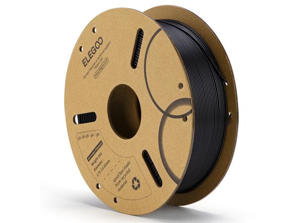 Elegoo PLA 1.75mm 1kg - Black Sort