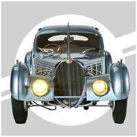 IXO Bugatti Atlantic 57SC  1:8 56,8 cm lang