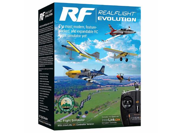 RealFlight Evolution Flysimulator m/kontroller