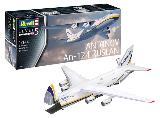 Revell Antonov An-124 Ruslan 1/144 Revell plastbyggesett