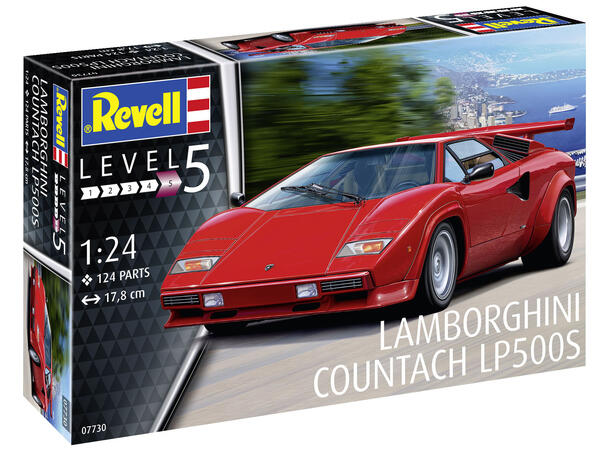 Revell Lamborghini Countach LP500S 1/24 Revell plastbyggesett