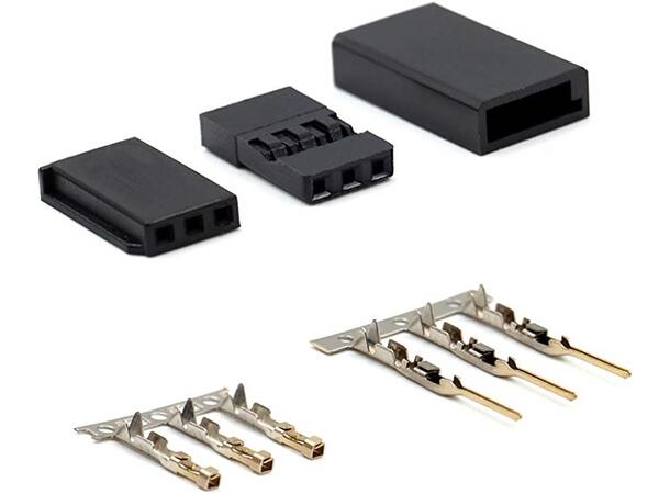 Servokontakter - 5par Futaba Bronto