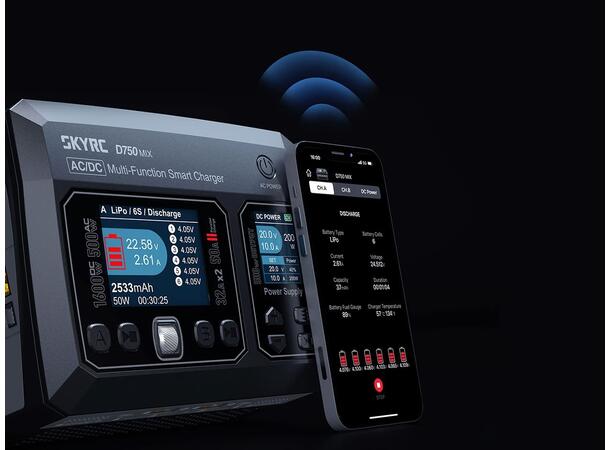 SkyRC D750 MIX 2x500W AC/DC 1-8S