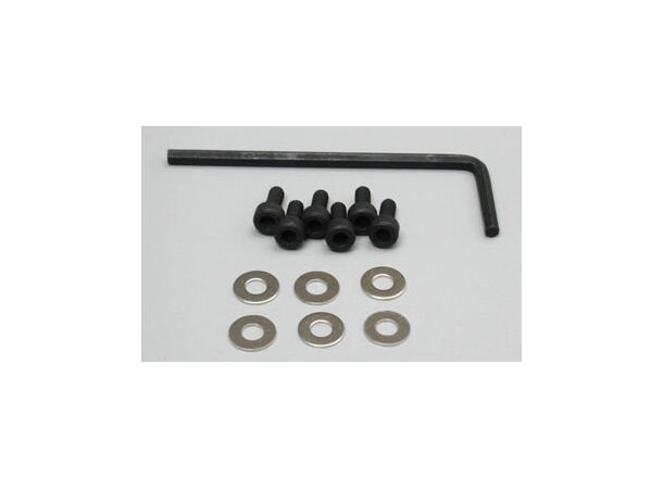 Traxxas Skrue unbrako 3x8mm  6 stk (for 2,5mm nøkkel)