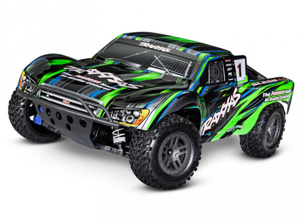 Traxxas Slash 4x4 BL-2S VXL 1/10 RTR Grønn 1/10 skala