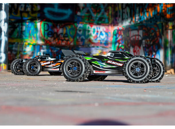 Traxxas Sledge 1/8 Truck 6s RTR Blå 1/8 skala