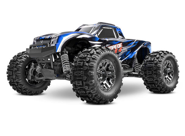 Traxxas Stampede 4X4 VXL HD RTR TSM Børsteløs u/batteri,lader 1/!0 skala
