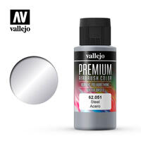 Vallejo Metallic Akryl maling 60ml Metallic stål for Airbrush