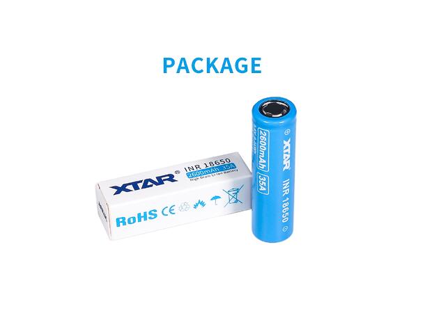 XTAR 18650 2600mAh 30A Li-Ion