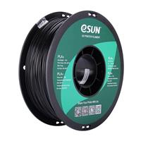 eSUN PLA+ 1.75mm 1kg - Black Sort 3D printer filament