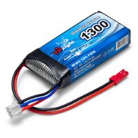 2s  1300mAh LiPo 30C Med Deans  kontakt