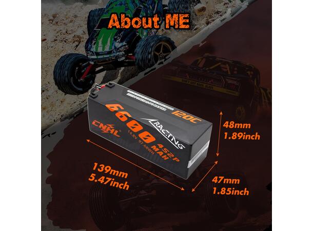 4s  6600mAh -120C - CNHL Racing Series EC5