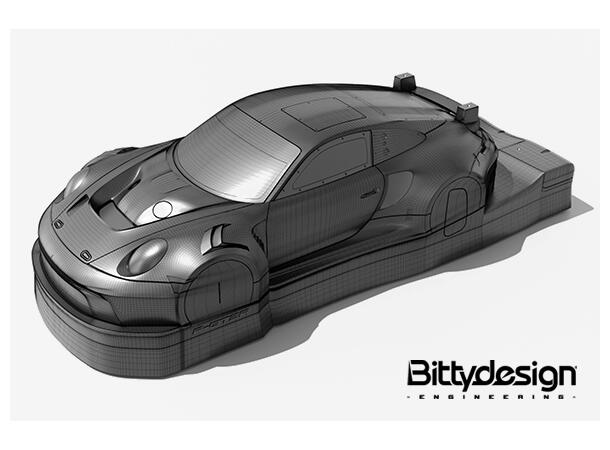 Bittydesign Karosseri GT12 Body P-GT3R § 1/12 GT   Ulakkert