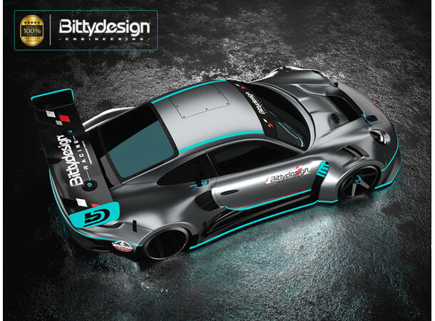 Bittydesign Karosseri GT12 Body P-GT3R § 1/12 GT   Ulakkert
