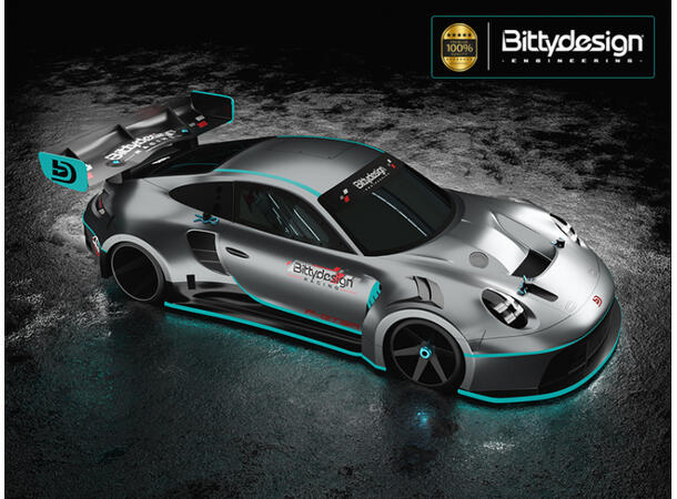 Bittydesign Karosseri GT12 Body P-GT3R § 1/12 GT   Ulakkert