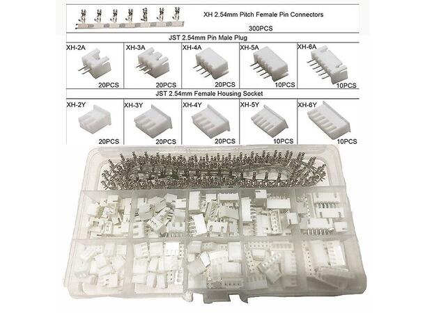 Radius JST-XH2.54 2p/3p/4p/5p/6p kit Han/Hun kit