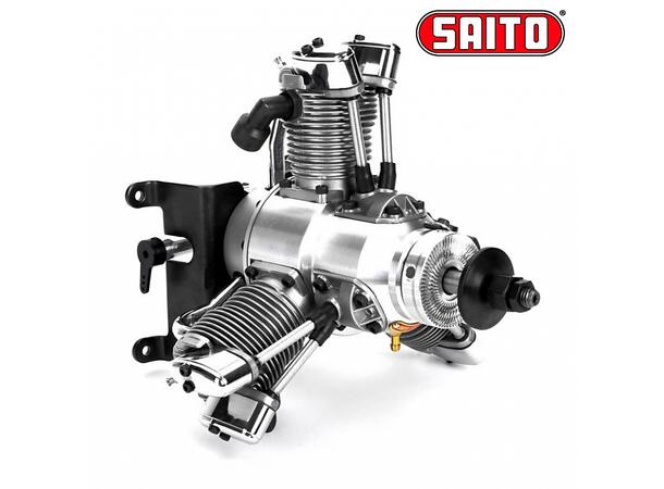 Saito FG-33R3 33cc 4-stroke 3-cyl Bensin motor