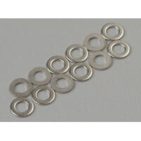 Skiver 3x6mm metall 12 stk 