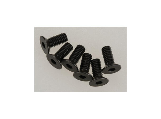 Skrue unbrako 4x10mm forsenket hode m/Unbrako 6 stk