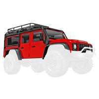 Traxxas Body TRX-4M Land Rover Defender Red Complete